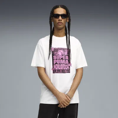 Puma Graphic World Tour T-shirt Men In White