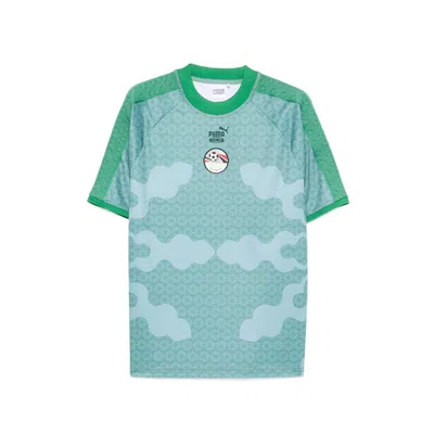 Puma Graphic-print T-shirt In Green