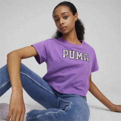 Puma Kids' Graphics Dancing Queen Girls' T-shirt In Ultraviolet