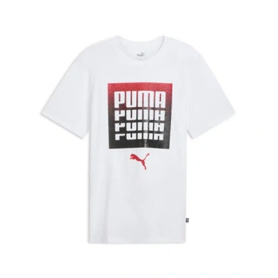 Puma Graphics Dissolve Men's T-shirt In White