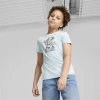 Puma Graphics Flower Crown Big Kids' T-shirt In Frosted Dew