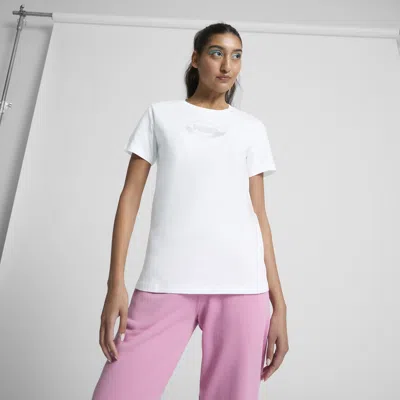 Puma Garden Graphic Women's T-shirt In White