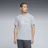 Puma Graphics Gradient Men's T-shirt In Gray