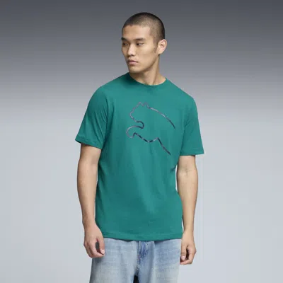 Puma Graphics Gradient Men's T-shirt In Green