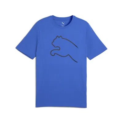 Puma Graphics Gradient Men's T-shirt In Blue