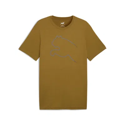 Puma Graphics Gradient Men's T-shirt In Brown