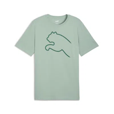 Puma Graphics Gradient Men's T-shirt In Green