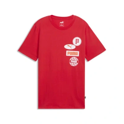 Puma Graphics Icon Men's T-shirt In For All Time Red