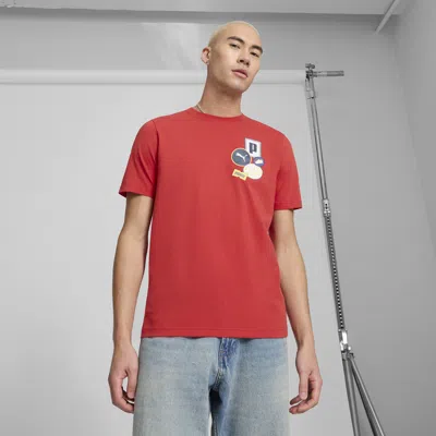 Puma Graphics Icon T-shirt In Red
