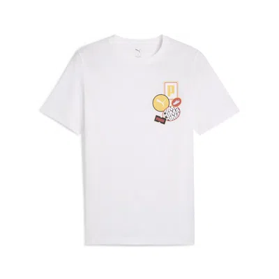 Puma Graphics Icon T-shirt In White