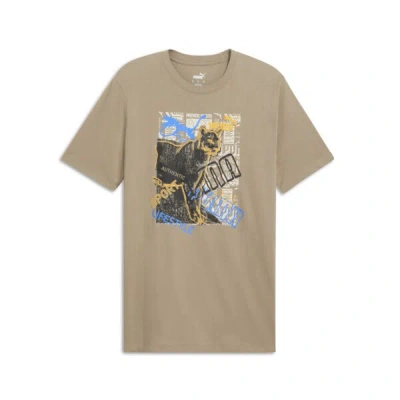 Puma Graphics Photoprint Men's T-shirt In Oak Branch
