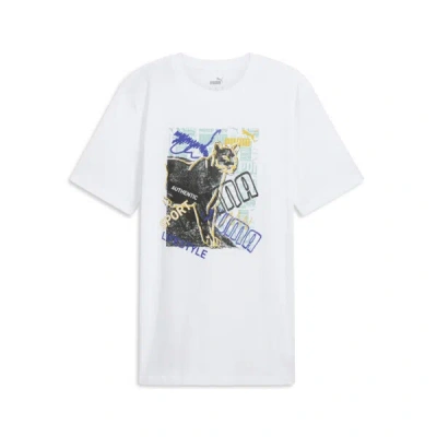 Puma Graphics Photoprint Men's T-shirt In White