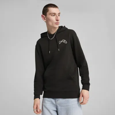 Puma Graphics  Hotel Men's Hoodie In Black