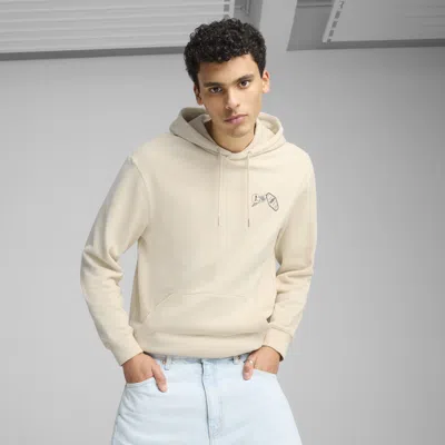 Puma Graphics  Hotel Men's Hoodie In White