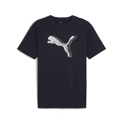 Puma Graphics  Logo Men's T-shirt In Blue