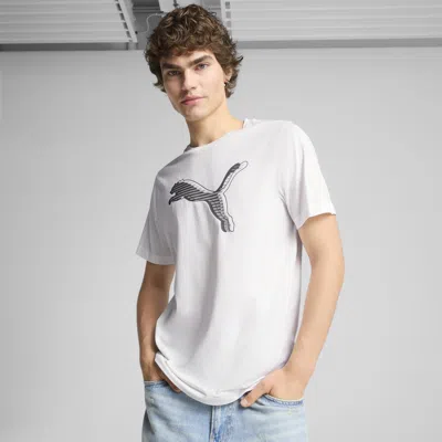 Puma Graphics  Logo Men's T-shirt In White