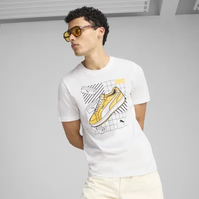 Puma Graphics Sneaker T-shirt In White