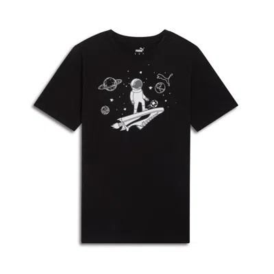 Puma Graphics Space Men's T-shirt In Black