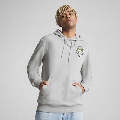 Puma Graphics Super  Men's Hoodie In Gray