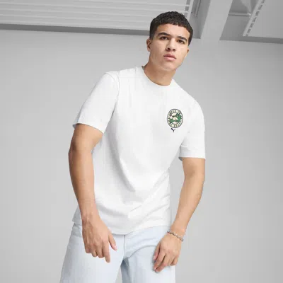 Puma Graphics Super  Men's Relaxed T-shirt In White