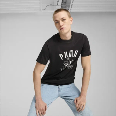 Puma Graphics Super  T-shirt Men In Black