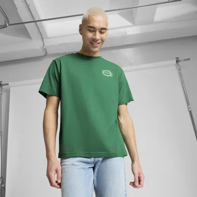 Puma Graphics Villa T-shirt In Green