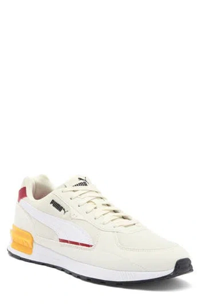 Puma Graviton Sneaker In Vapor Gray- White-crimson