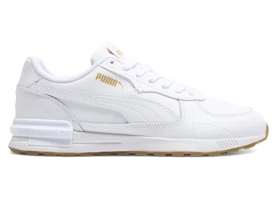 Pre-owned Puma Graviton White Team Gold (women's) Sneakers In  White/ Team Gold