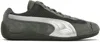 Puma 'speedcat' Grey Low Top Sneakers With Logo Patch On The Tongue And Formstrip Logo Detail On The Side In Gray