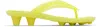 Puma Green Fenty Edition Cat Cleat Jelly Sandals In Yellow