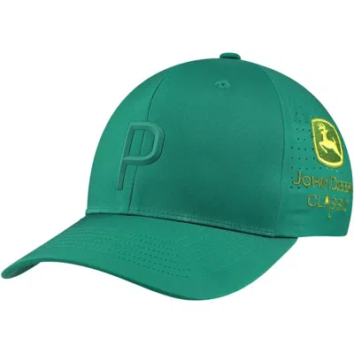 Puma Green John Deere Classic Tech Flexfit Snapback Hat