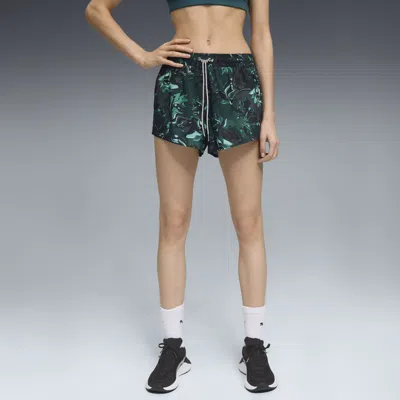 Puma Green Terrains Woven Short Women, Size L