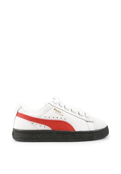 Puma Grey Sneakers For Kids In Gray