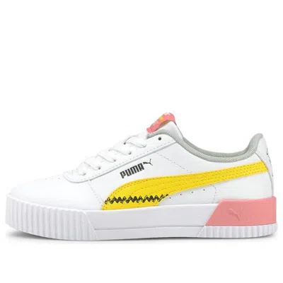 Puma (gs)  Carina X Peanuts 'white Yellow Pink'