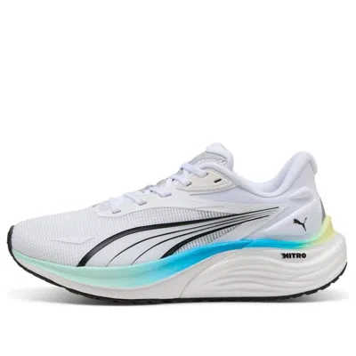 Puma (gs)  Electrify Nitro 4 'white Mint Melt'