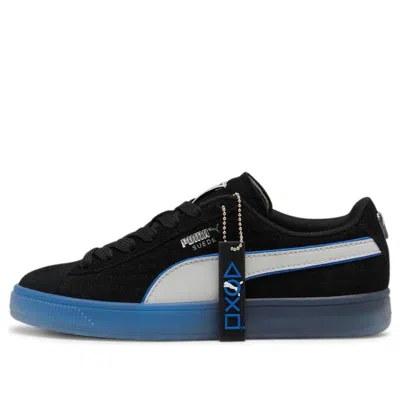 Puma Playstation Suede Sneakers In Black