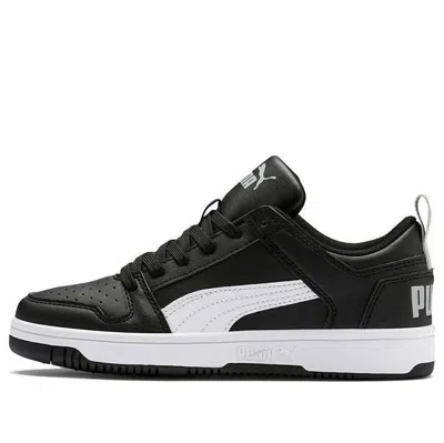Puma (gs)  Rebound Layup Lo Low Top Black/white