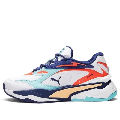 Puma (gs)  Rs-fast Courtside 'white Angel Blue' In Multi