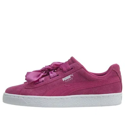 Puma (gs)  Suede Heart 'rose Violet' In Multi