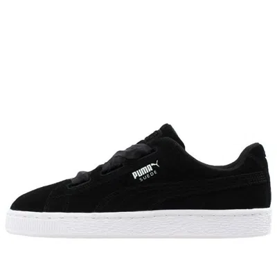 Puma (gs)  Suede Heart Sneakers Black/white
