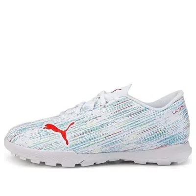 Puma (gs)  Ultra 42tt White Blue Red In Gray