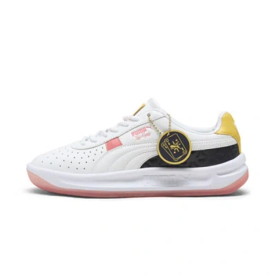 Puma Gv Special Vegas Flagship Women's Sneakers In White-new Navy-sunny Yellow-peach Frost