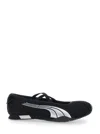 Puma Mesh Ballet Flat Ballet Flat In Black