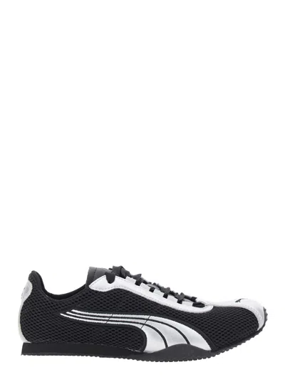 PUMA H-STREET OG BLACK LOW TOP PERFORATED SNEAKERS WITH MAXI LOGO ON THE TONGUE IN TECH FABRIC UNISEX