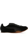 Puma H-street Premium Lace-up Sneakers In Black