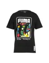 Puma T-shirts In Black