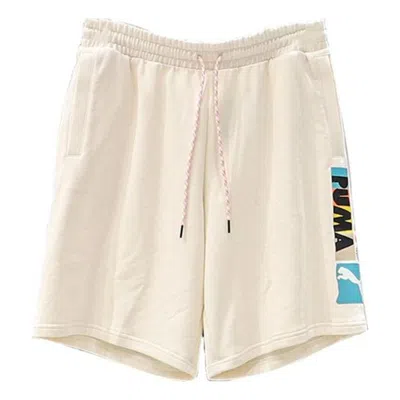 Puma Hc Knit Shorts 'white' In Neutral