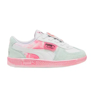 Pre-owned Puma Hello Kitty X Palermo Little Kid 'hello Kitty And Friends Tie Dye' | White | Kid's Size 3.5