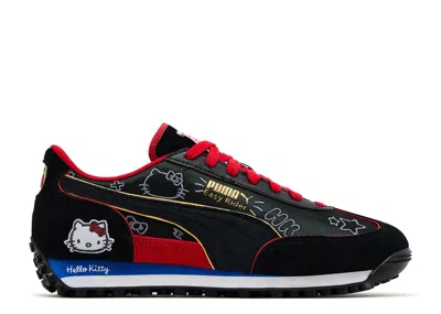 Puma Hello Kitty X  Wmns Easy Rider 'goth' In Black