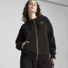 Puma Her Full-zip Hoodie Women In Black